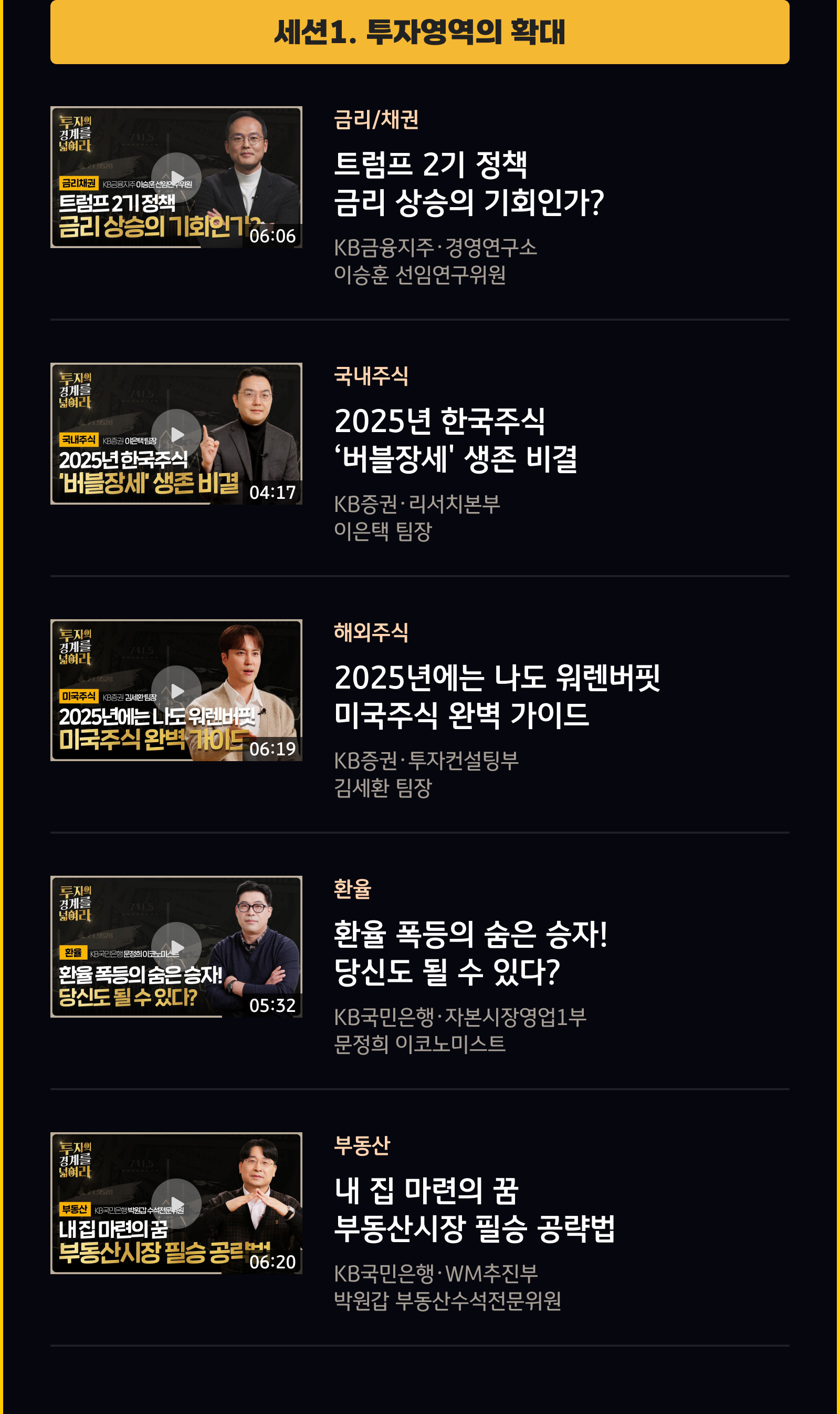 KB Investor Insights 2025